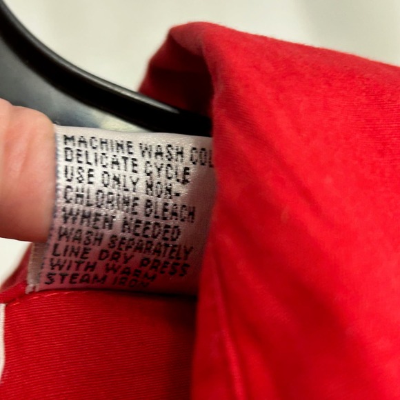 Baxter and Wells Red Embroidered Bead Embellished Western Shirt Women's Size L - Picture 12 of 13